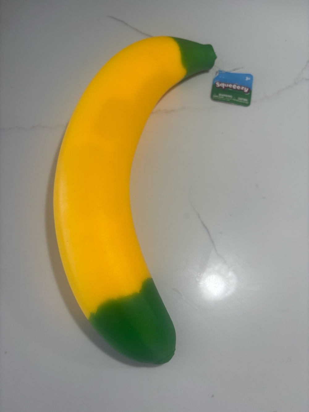 Yellow Banana Squishy Toy